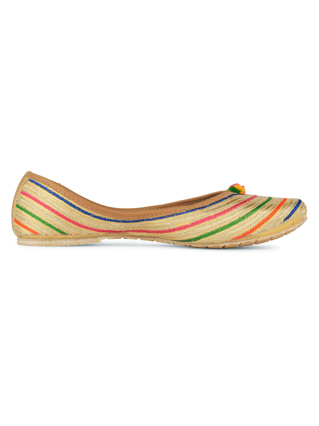 Desi Colour Women Indian Ethnic Footwear-Multi Archie | Grocsy