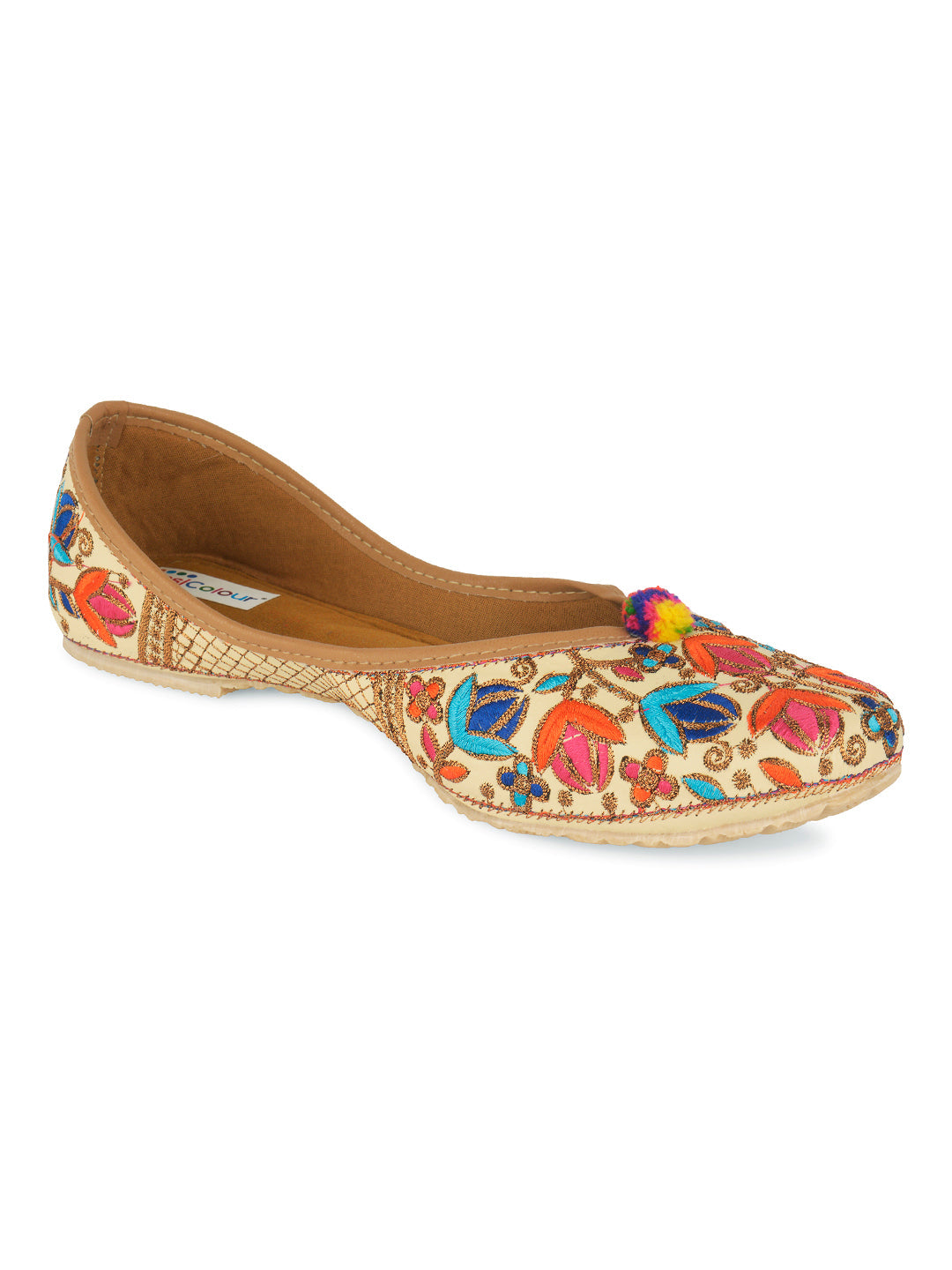 Desi Colour Women Indian Ethnic Footwear-Multi Atistica | Grocsy