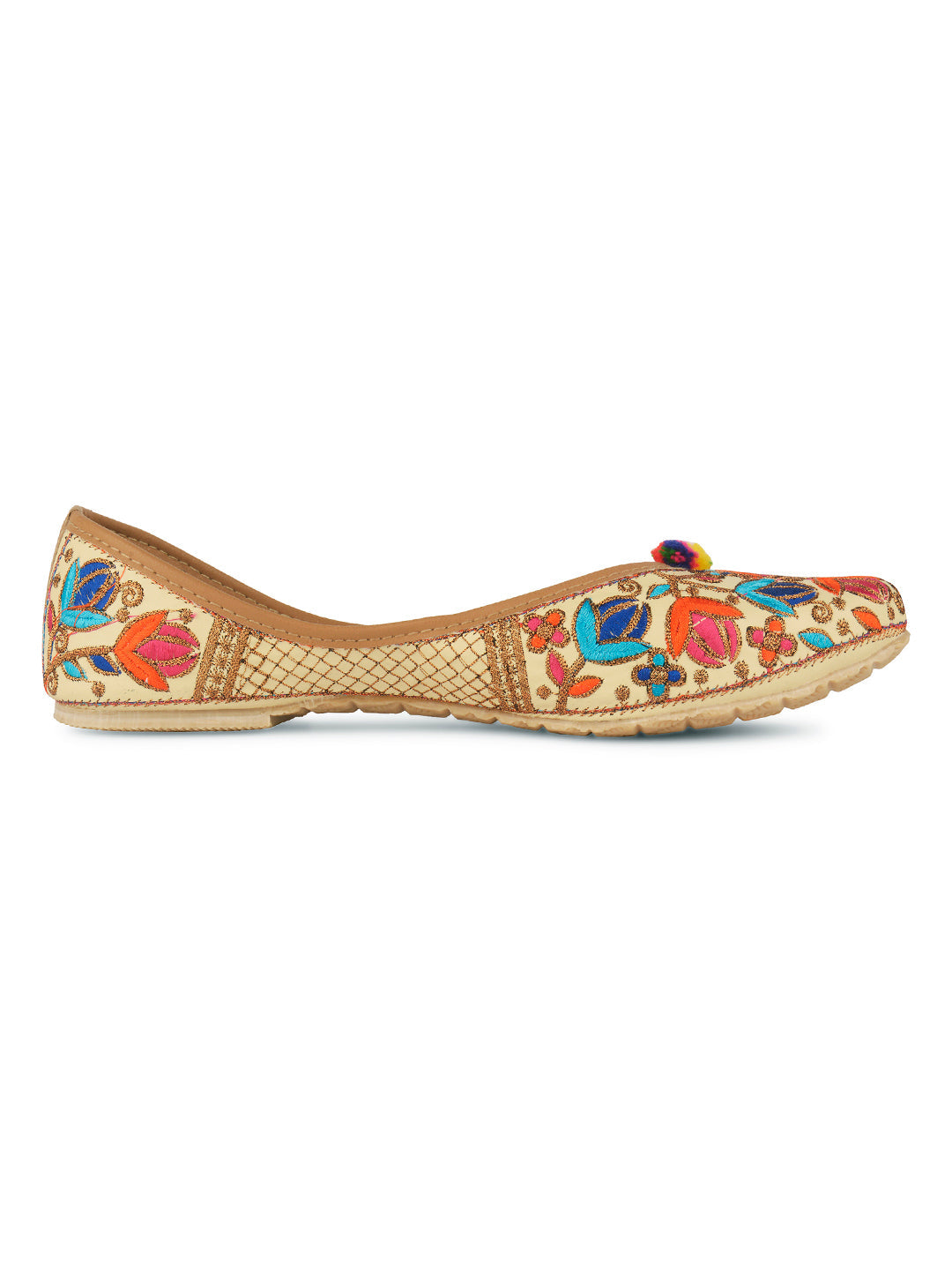 Desi Colour Women Indian Ethnic Footwear-Multi Atistica | Grocsy