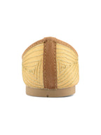 Desi Colour Women Indian Ethnic Footwear-Golden Mirror Emb | Grocsy