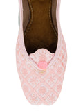Desi Colour Women Indian Ethnic Footwear-Pink Front Flip | Grocsy