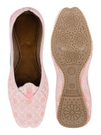 Desi Colour Women Indian Ethnic Footwear-Pink Front Flip | Grocsy