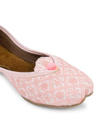 Desi Colour Women Indian Ethnic Footwear-Pink Front Flip | Grocsy