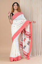 Very Much Indian Premium Cotton - Handloom Pure Cotton Saree | Grocsy