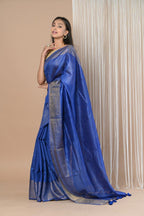 Very Much Indian Exclusive Pure Moonga Tussar Silk Saree With Beautiful Border | Grocsy