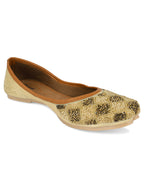 Desi Colour Women Indian Ethnic Footwear-Rhombus-Copper | Grocsy