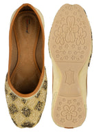 Desi Colour Women Indian Ethnic Footwear-Rhombus-Copper | Grocsy