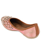 Desi Colour Women Indian Ethnic Footwear-Pink Sitara | Grocsy
