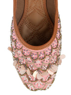 Desi Colour Women Indian Ethnic Footwear-Pink Sitara | Grocsy