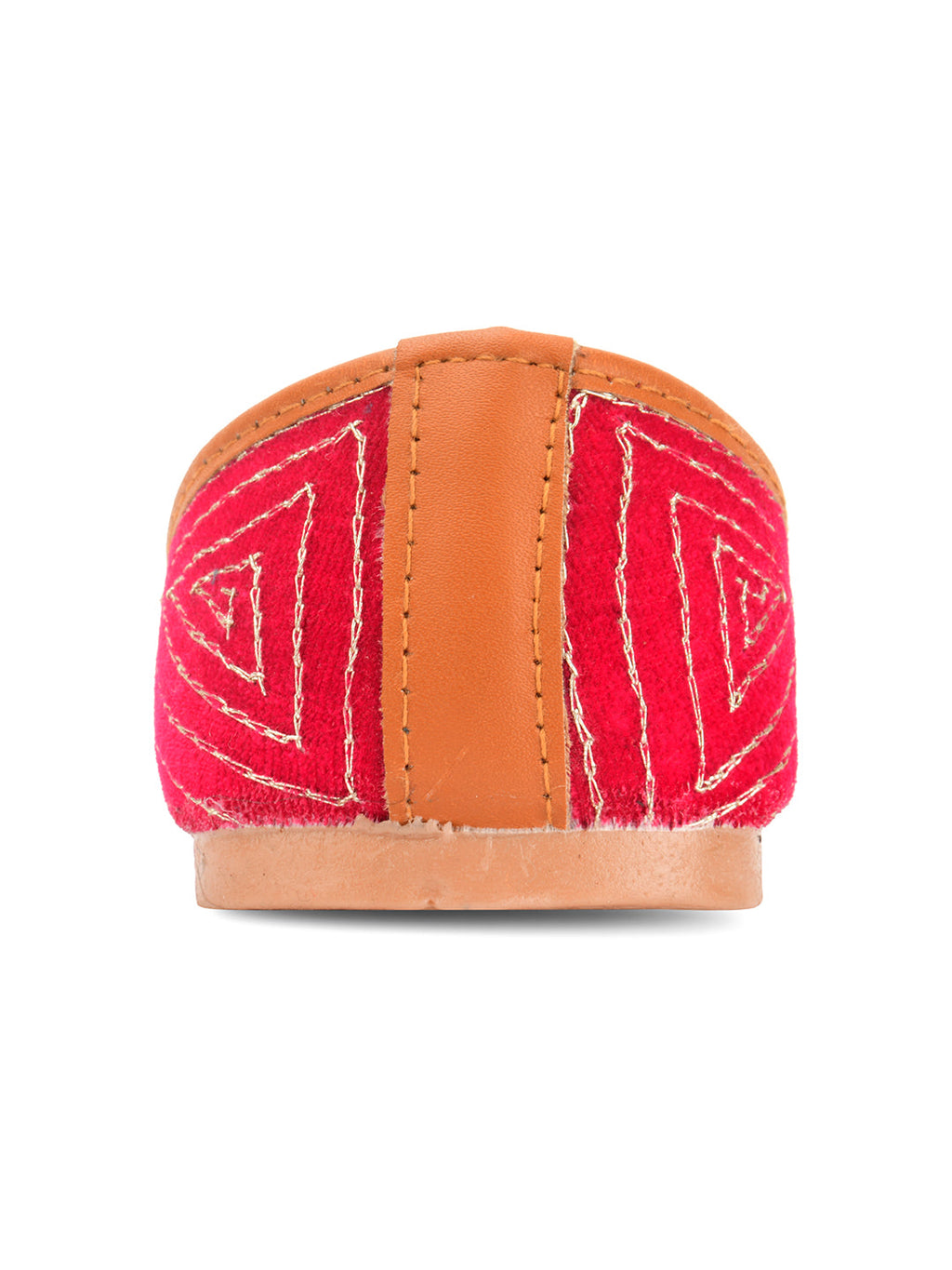 Desi Colour Women Indian Ethnic Footwear-Velvet Pink | Grocsy