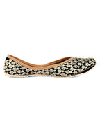 Desi Colour Women Indian Ethnic Footwear-Black Thread | Grocsy