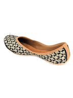 Desi Colour Women Indian Ethnic Footwear-Black Thread | Grocsy