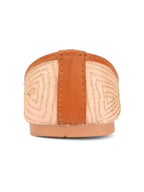 Desi Colour Women Indian Ethnic Footwear-Peach Pink Pearl Work | Grocsy
