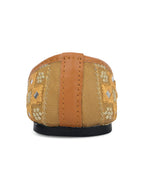 Desi Colour Women Indian Ethnic Footwear-Mini Mirror Emb- Gold | Grocsy