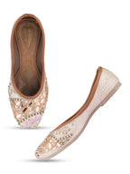 Desi Colour Women Indian Ethnic Footwear-Heavy Emb -4 | Grocsy
