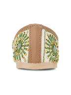 Desi Colour Women Indian Ethnic Footwear-Mini Dabka-Mirror Jarkan 4 | Grocsy