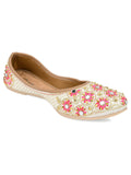 Desi Colour Women Indian Ethnic Footwear-Mini Dabka-Mirror Jarkan 5 | Grocsy