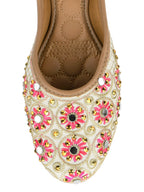 Desi Colour Women Indian Ethnic Footwear-Mini Dabka-Mirror Jarkan 5 | Grocsy