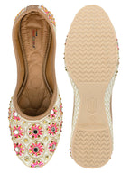 Desi Colour Women Indian Ethnic Footwear-Mini Dabka-Mirror Jarkan 5 | Grocsy