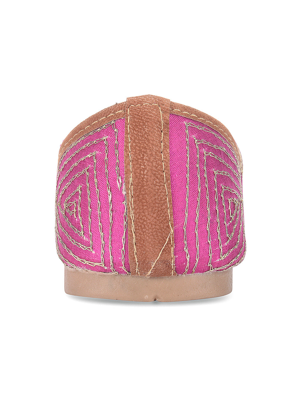 Desi Colour Women Indian Ethnic Footwear-Pink Pearl | Grocsy