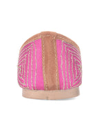 Desi Colour Women Indian Ethnic Footwear-Party Wear Pink Dabka Work | Grocsy