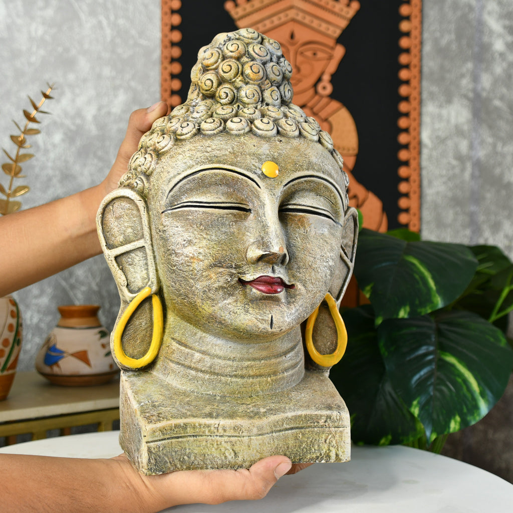 Sowpeace Terracotta Buddha's Serene Reflection | Grocsy
