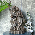 Sowpeace Premium Large Terracotta Minstrel Couple Tabletop Decor | Grocsy