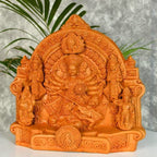 Sowpeace Premium Large Terracotta Durga Tabletop Decor | Grocsy