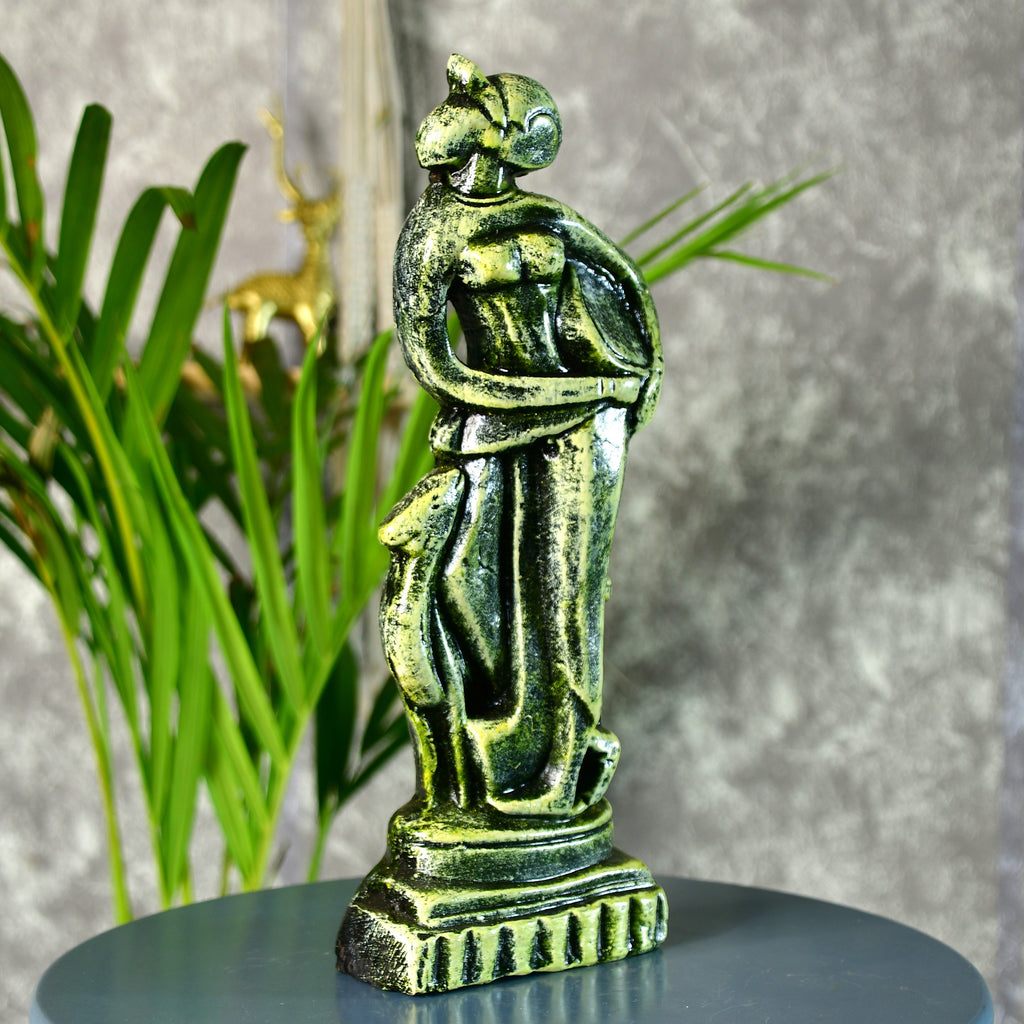 Sowpeace Premium Terracotta Abstract Lady with Deer Tabletop | Grocsy