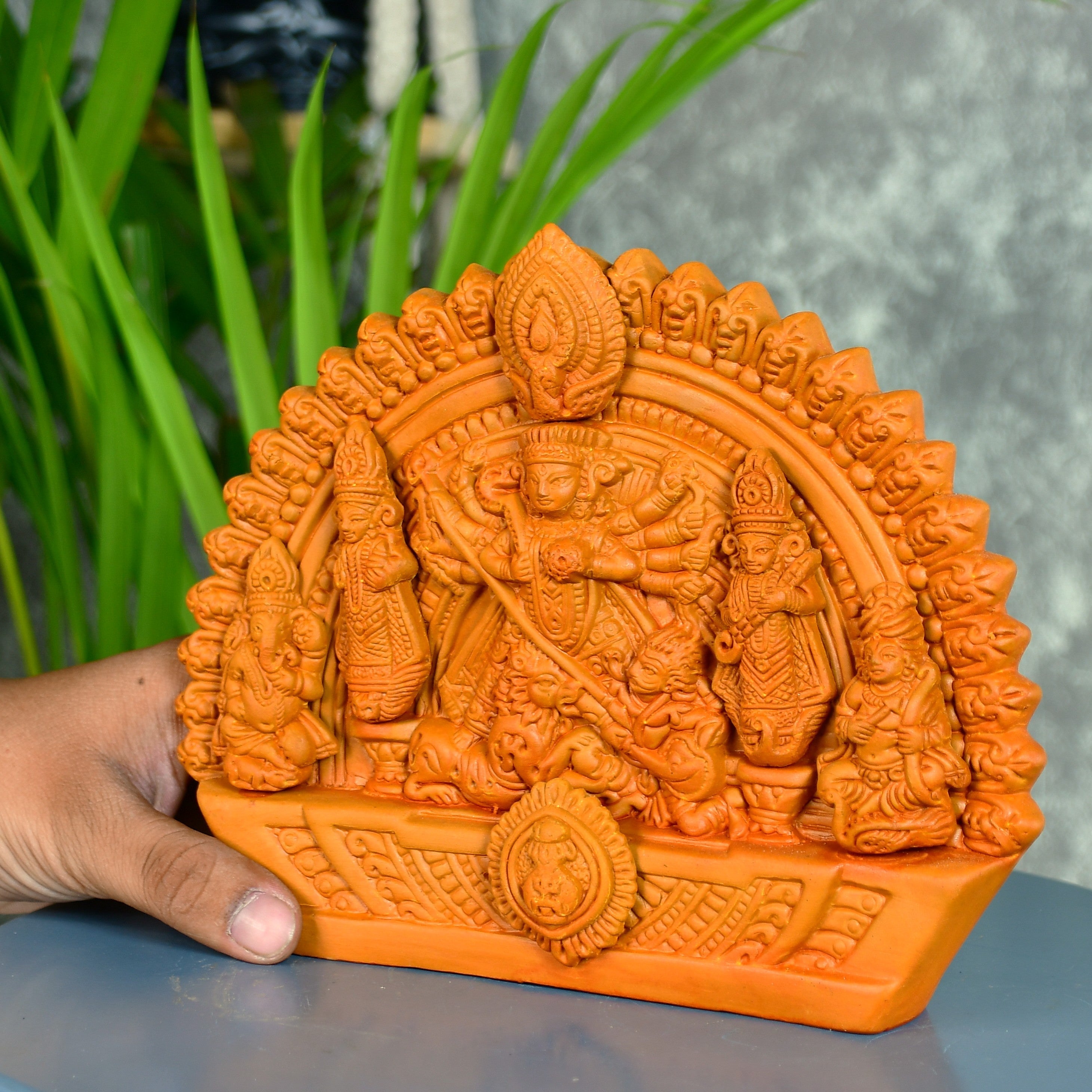 Sowpeace Handmade Terracotta Durga | Grocsy