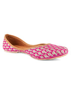 Desi Colour Women Indian Ethnic Footwear-Pinky | Grocsy