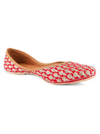 Desi Colour Women Indian Ethnic Footwear-Ruby by DC | Grocsy