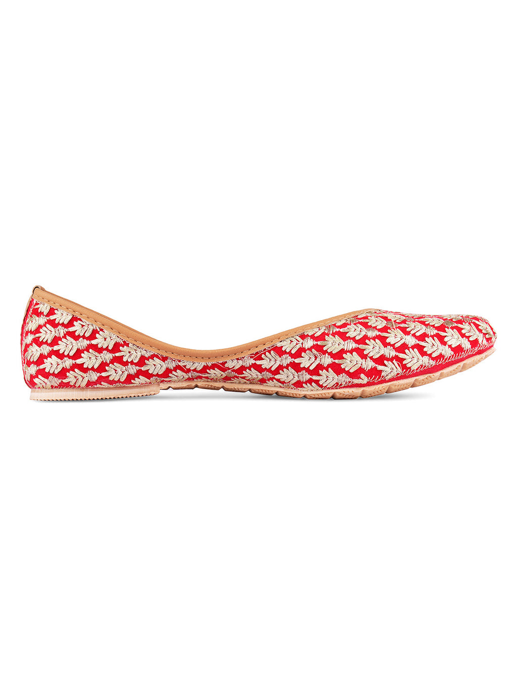 Desi Colour Women Indian Ethnic Footwear-Ruby by DC | Grocsy