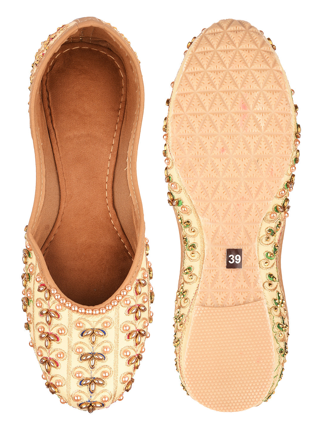 Desi Colour Women Indian Ethnic Footwear-IRIS by DC | Grocsy