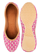 Desi Colour Women Indian Ethnic Footwear-Pinky | Grocsy