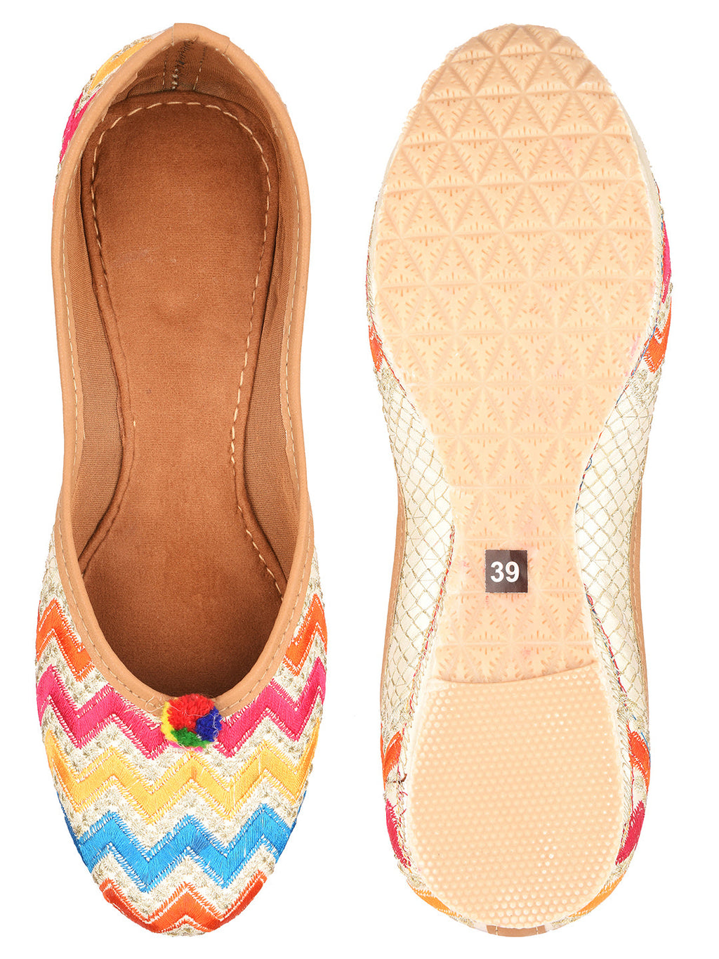 Desi Colour Women Indian Ethnic Footwear-LUX by DC | Grocsy
