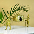 Sowpeace Brass Dhokra Art Wedding Palki: Elite Décor | Grocsy