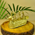 Sowpeace Premium Brass Dhokra Art Ancient Boat | Grocsy