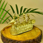 Sowpeace Premium Brass Dhokra Art Ancient Boat | Grocsy