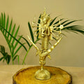 Sowpeace Dhokra Craft / Goddess Durga Mahishasur Mardini Brass Decor | Grocsy