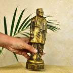Sowpeace Premium Terracotta Subhash Chandra Bose Abstract Tabletop Statue | Grocsy