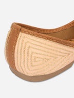 Desi Colour Women Indian Ethnic Footwear-Peach Multi Pearl | Grocsy