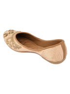 Desi Colour Women Indian Ethnic Footwear-Party Collection - Peach | Grocsy