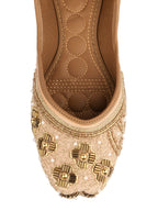 Desi Colour Women Indian Ethnic Footwear-Party Collection - Peach | Grocsy