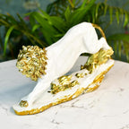 Sowpeace Resin Leaping Lion | Grocsy