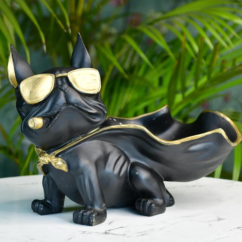 Sowpeace Resin Caped Dog Showpiece | Grocsy