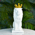 Sowpeace White Lion Showpiece | Grocsy