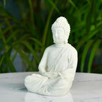 Sowpeace White Resin Buddha | Grocsy