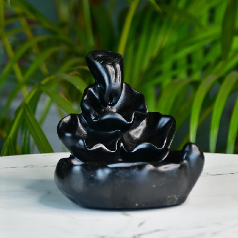 Choti Resin Smoke Fountain by Sowpeace / Handcrafted Antique Home Decor Piece | Grocsy