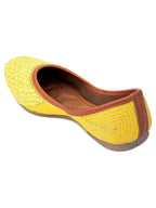 Desi Colour Women Indian Ethnic Footwear-Yellow Pipe | Grocsy